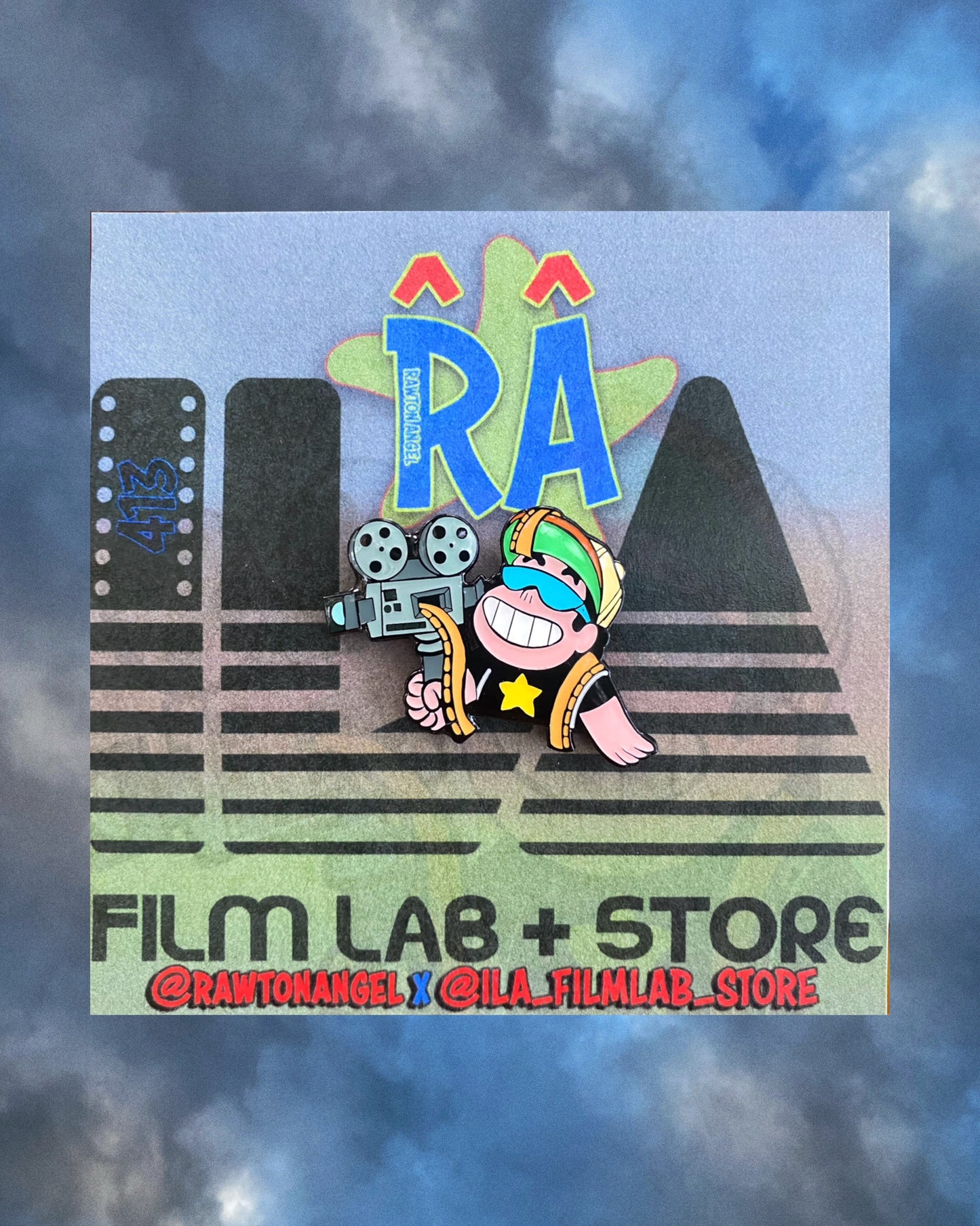 iLA Film Lab x RA Steven pins