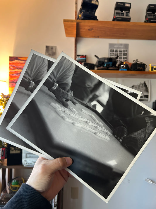 "OG'S PLAYING DOMINOES" Darkroom Print
