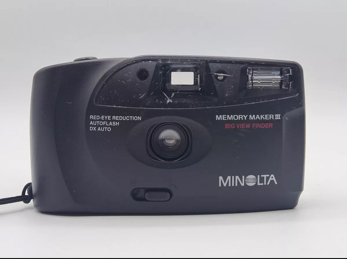 Minolta memory maker iii 35mm Point and shoot film camera